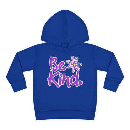 Be Kind Toddler Pullover Fleece Hoodie - Cozy Kids Apparel