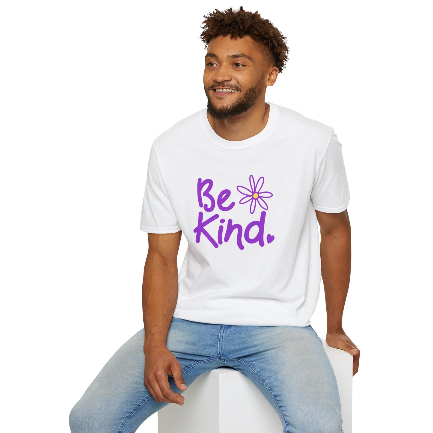 Kathryn the Grape Be Kind Unisex Softstyle T-Shirt – Positive Vibe Graphic Tee