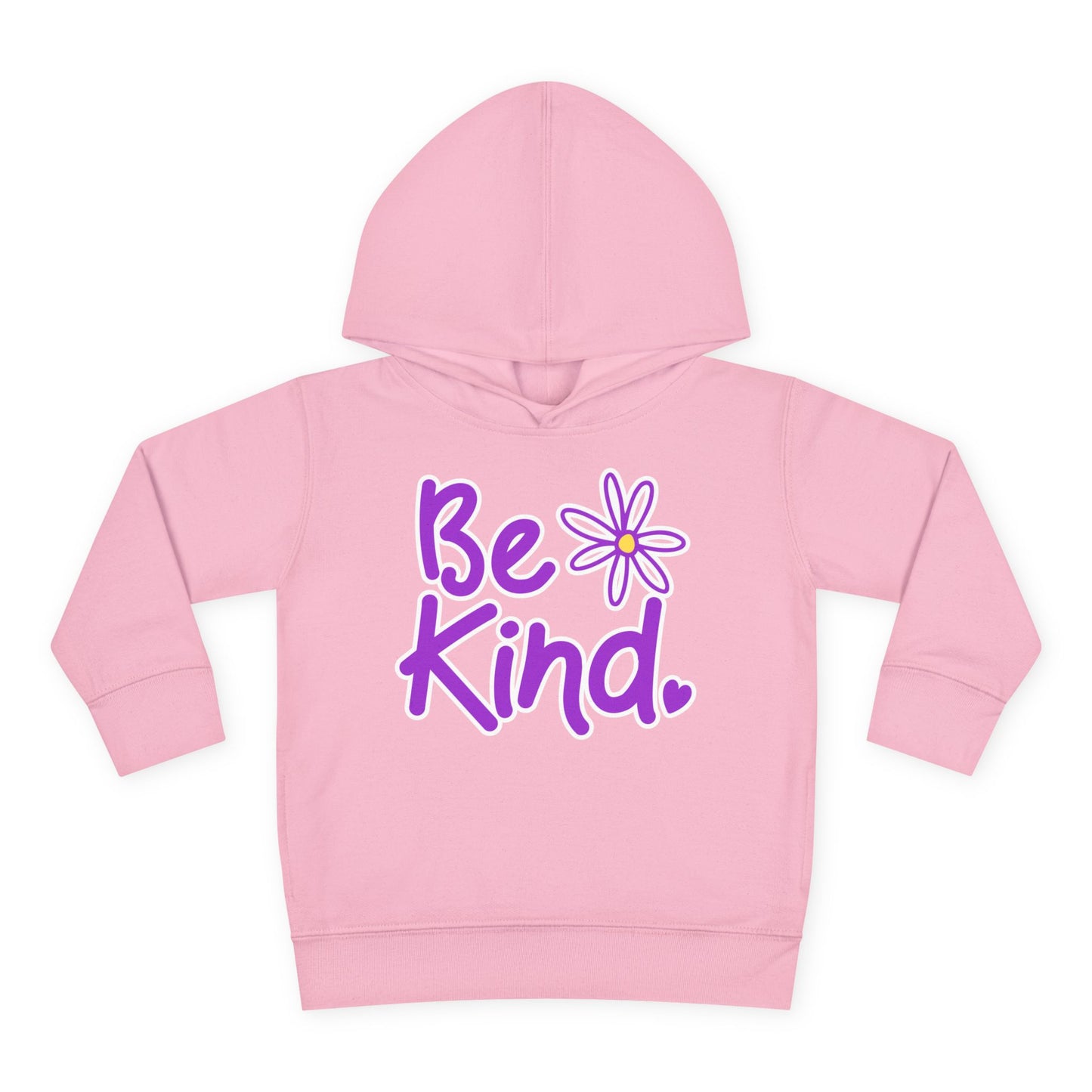 Be Kind Toddler Pullover Fleece Hoodie - Cozy Kids Apparel