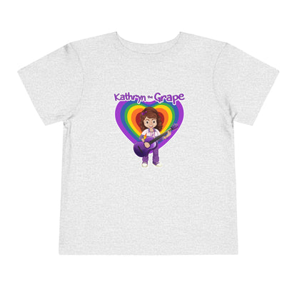 Kathryn the Grape with Guitar Toddler Fine Jersey Tee