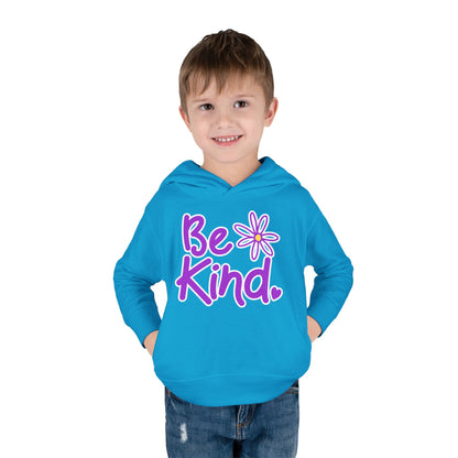 Be Kind Toddler Pullover Fleece Hoodie - Cozy Kids Apparel