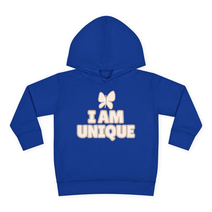 I Am Unique Toddler Pullover Fleece Hoodie - Soft and Cozy Kids Wear