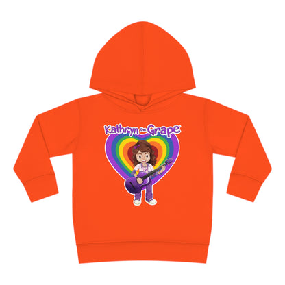 Kathryn the Grape with Guitar Toddler Pullover Fleece Hoodie