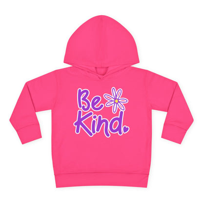 Be Kind Toddler Pullover Fleece Hoodie - Cozy Kids Apparel