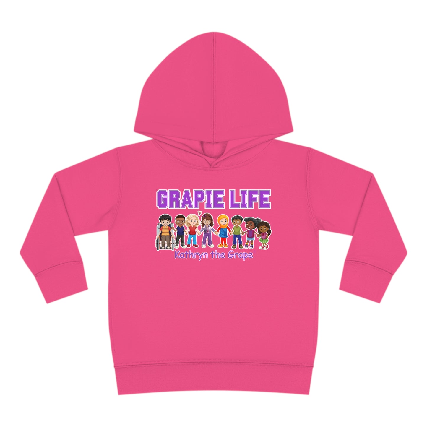 Kathryn the Grape Grapie Life Friends Toddler Pullover Fleece Hoodie