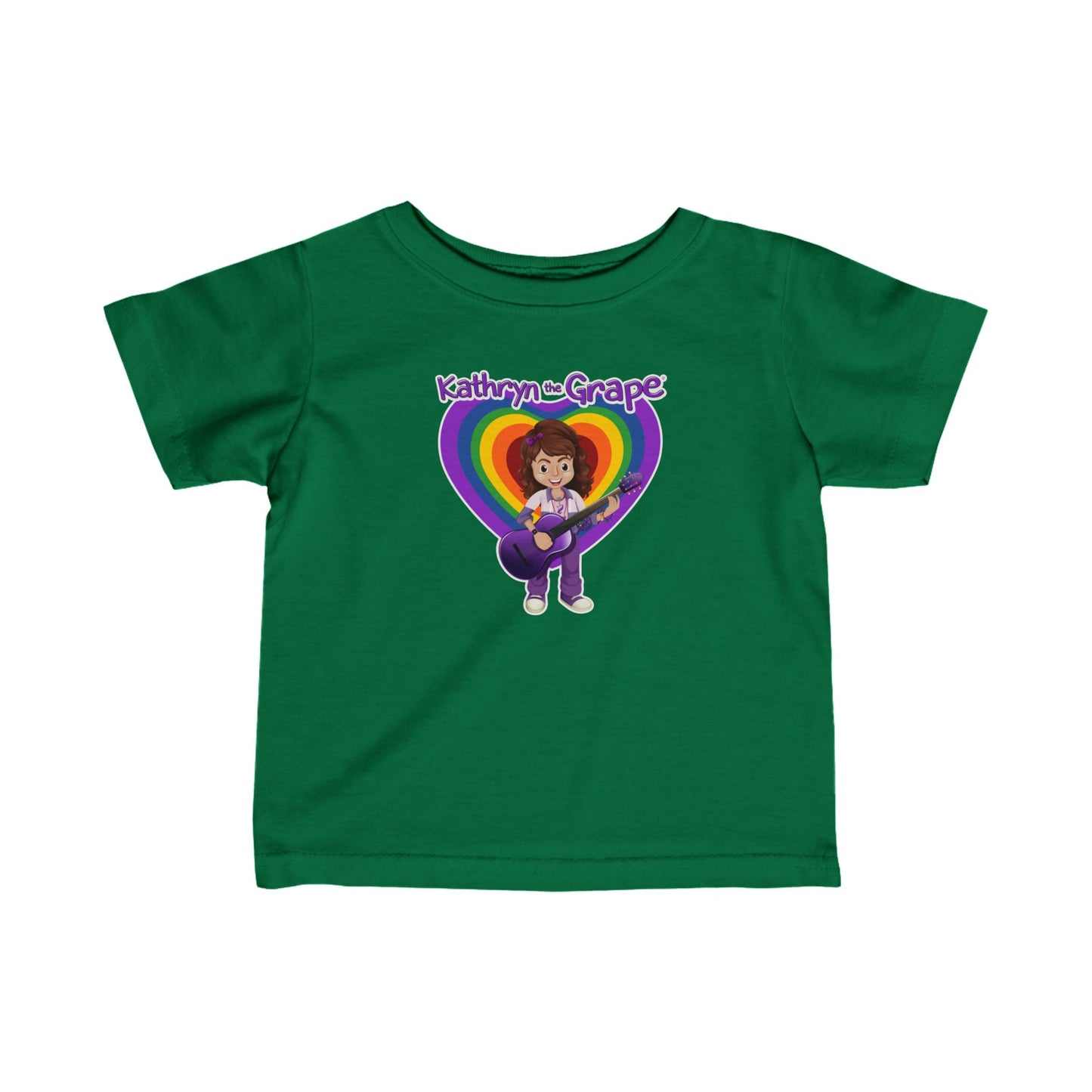 Kathryn the Grape with Guitar Infant Fine Jersey Tee