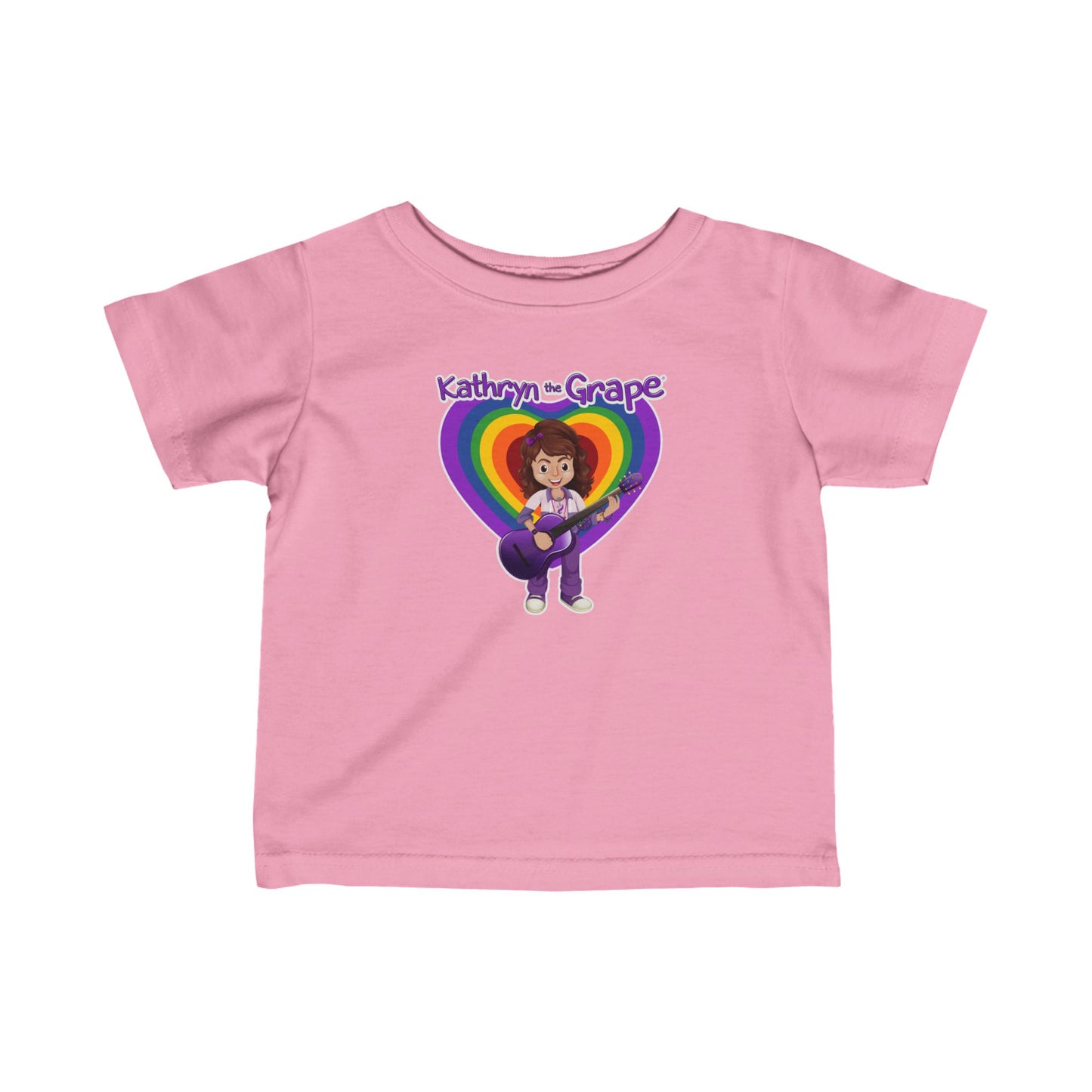 Kathryn the Grape with Guitar Infant Fine Jersey Tee