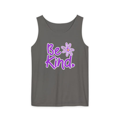 Kathryn the Grape Be Kind Unisex Garment-Dyed Tank Top – Positive Vibes for Everyday Wear