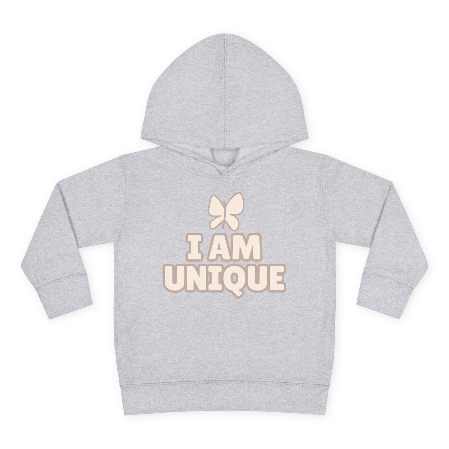 I Am Unique Toddler Pullover Fleece Hoodie - Soft and Cozy Kids Wear