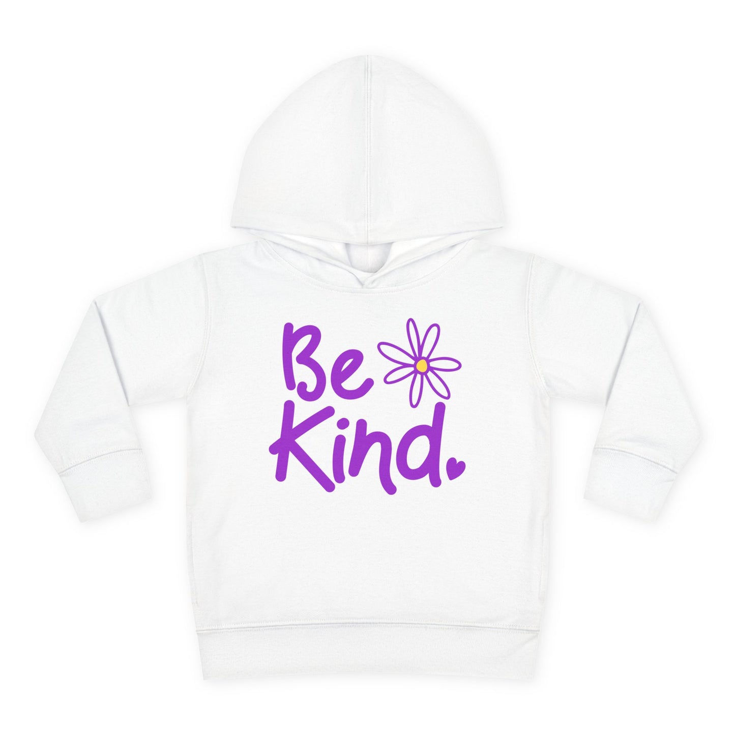 Be Kind Toddler Pullover Fleece Hoodie - Cozy Kids Apparel