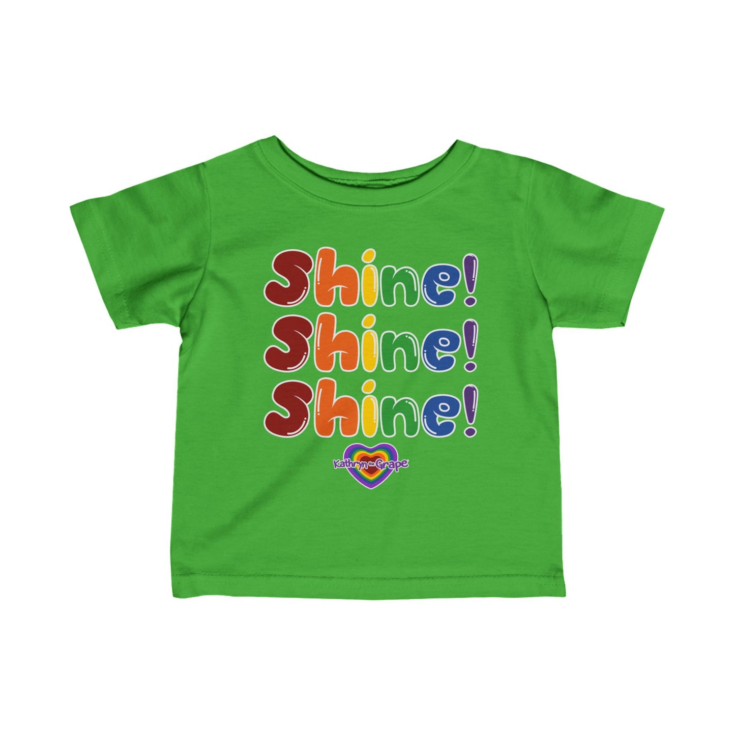 Kathryn the Grape Shine Shine Shine Infant Fine Jersey Tee