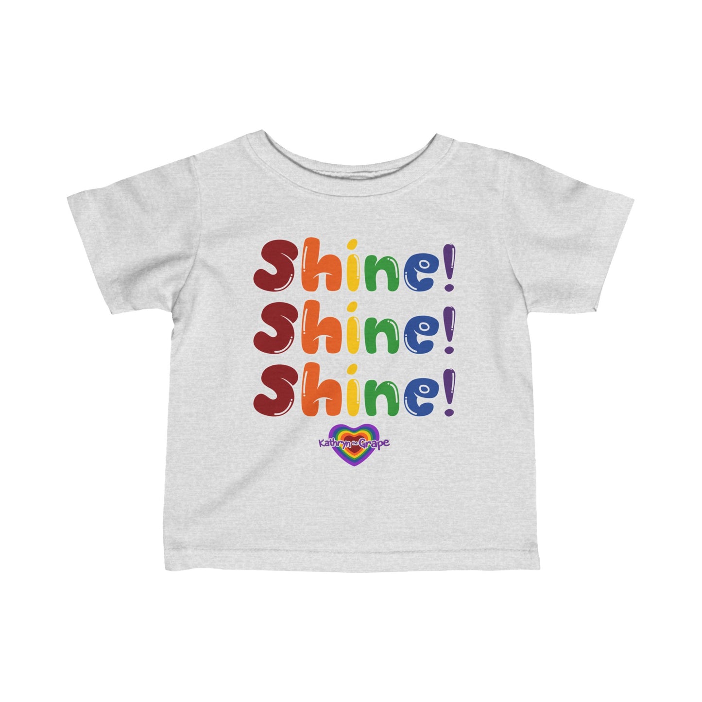 Kathryn the Grape Shine Shine Shine Infant Fine Jersey Tee