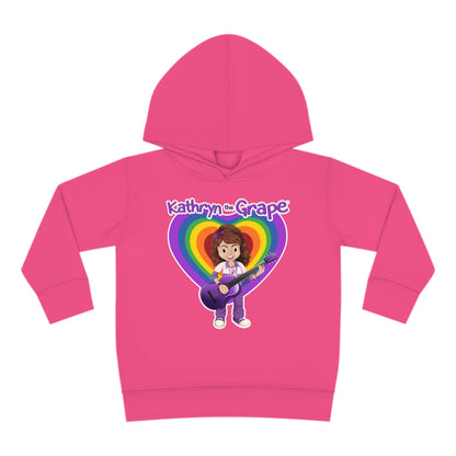 Kathryn the Grape with Guitar Toddler Pullover Fleece Hoodie