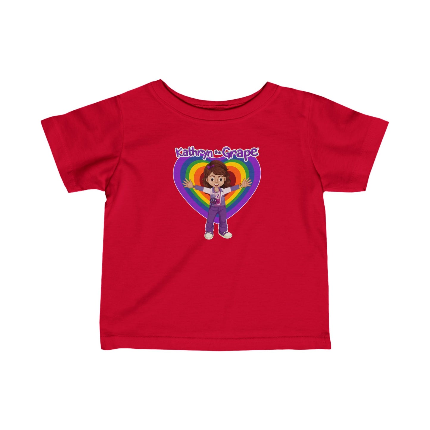 Kathryn the Grape Ripple Love Infant Fine Jersey Tee