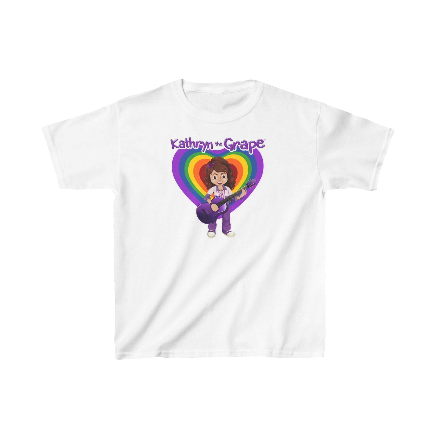 Kathryn the Grape with Guitar Youth Heavy Cotton™ Tee