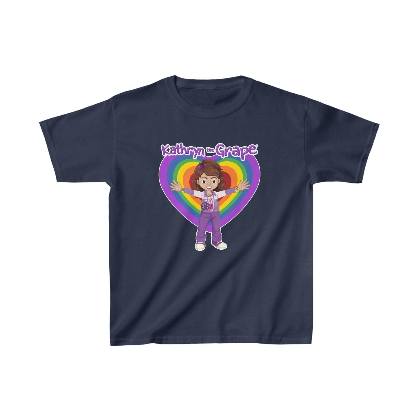 Kathryn the Grape Ripple Love Youth Heavy Cotton™ Tee