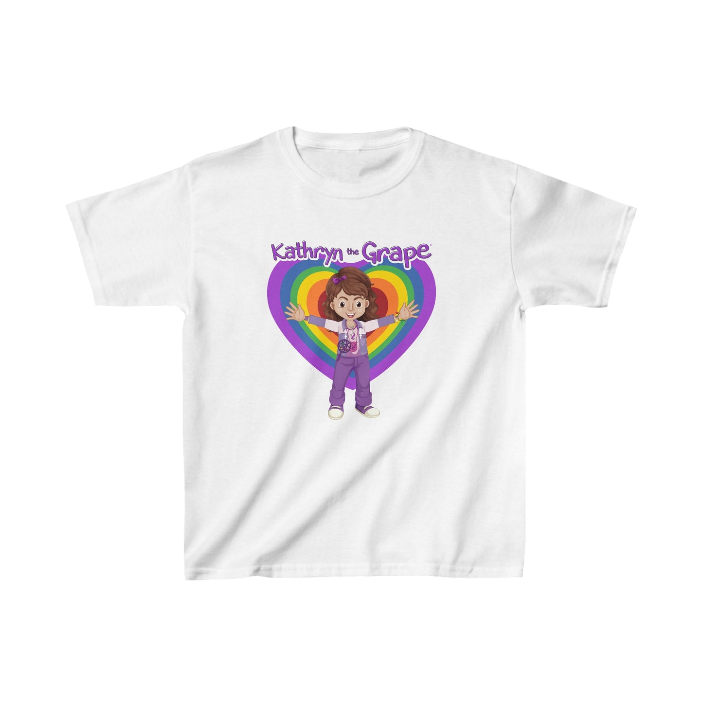 Kathryn the Grape Ripple Love Youth Heavy Cotton™ Tee