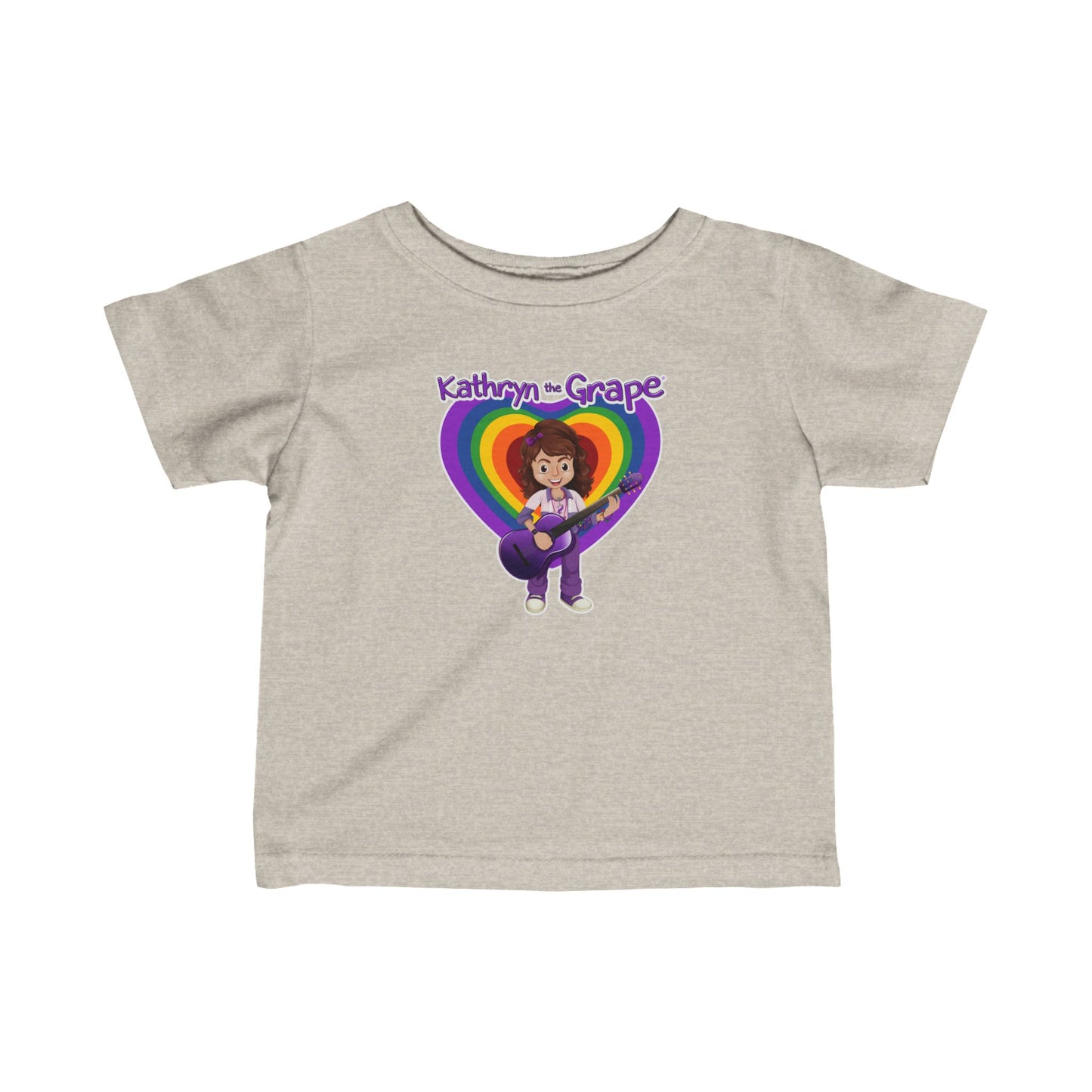 Kathryn the Grape with Guitar Infant Fine Jersey Tee