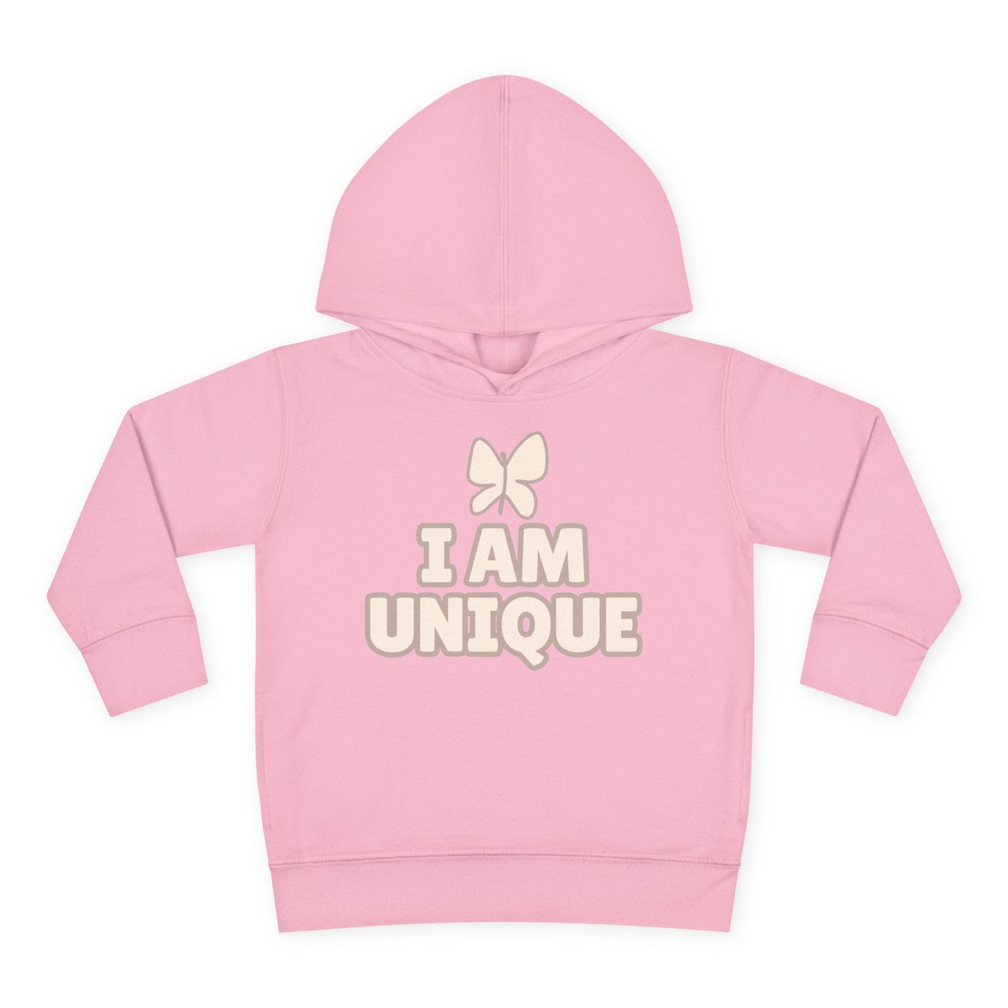 I Am Unique Toddler Pullover Fleece Hoodie - Soft and Cozy Kids Wear