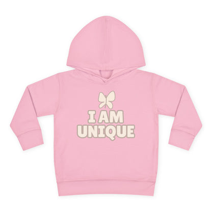 I Am Unique Toddler Pullover Fleece Hoodie - Soft and Cozy Kids Wear